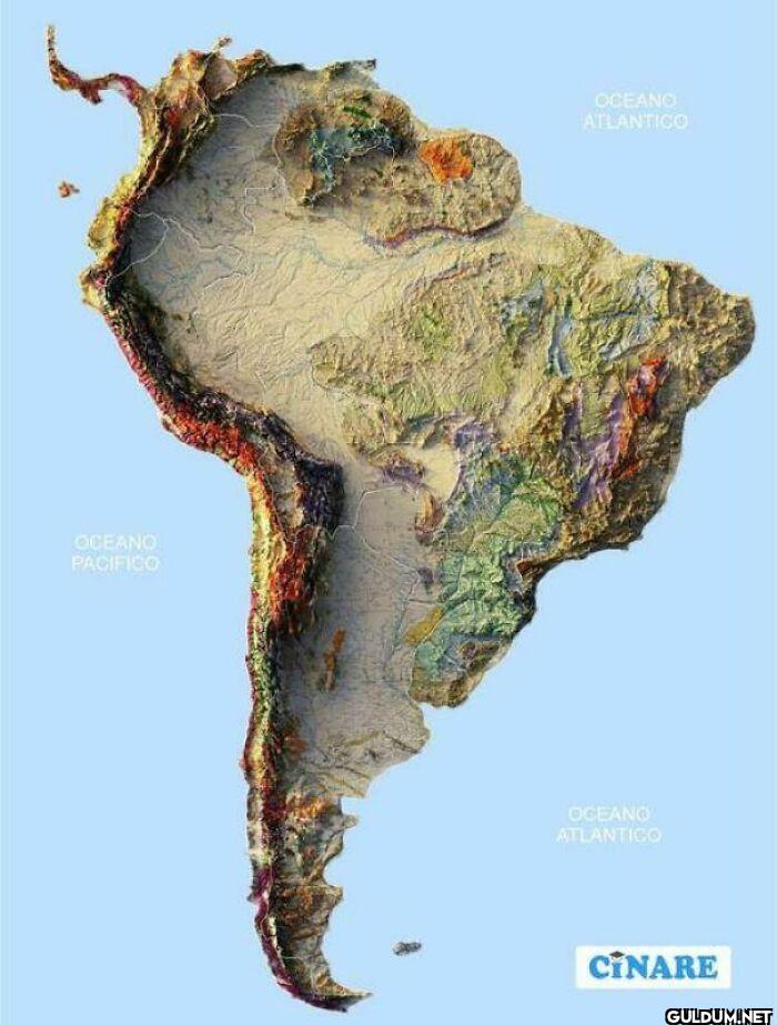 Topography of South...