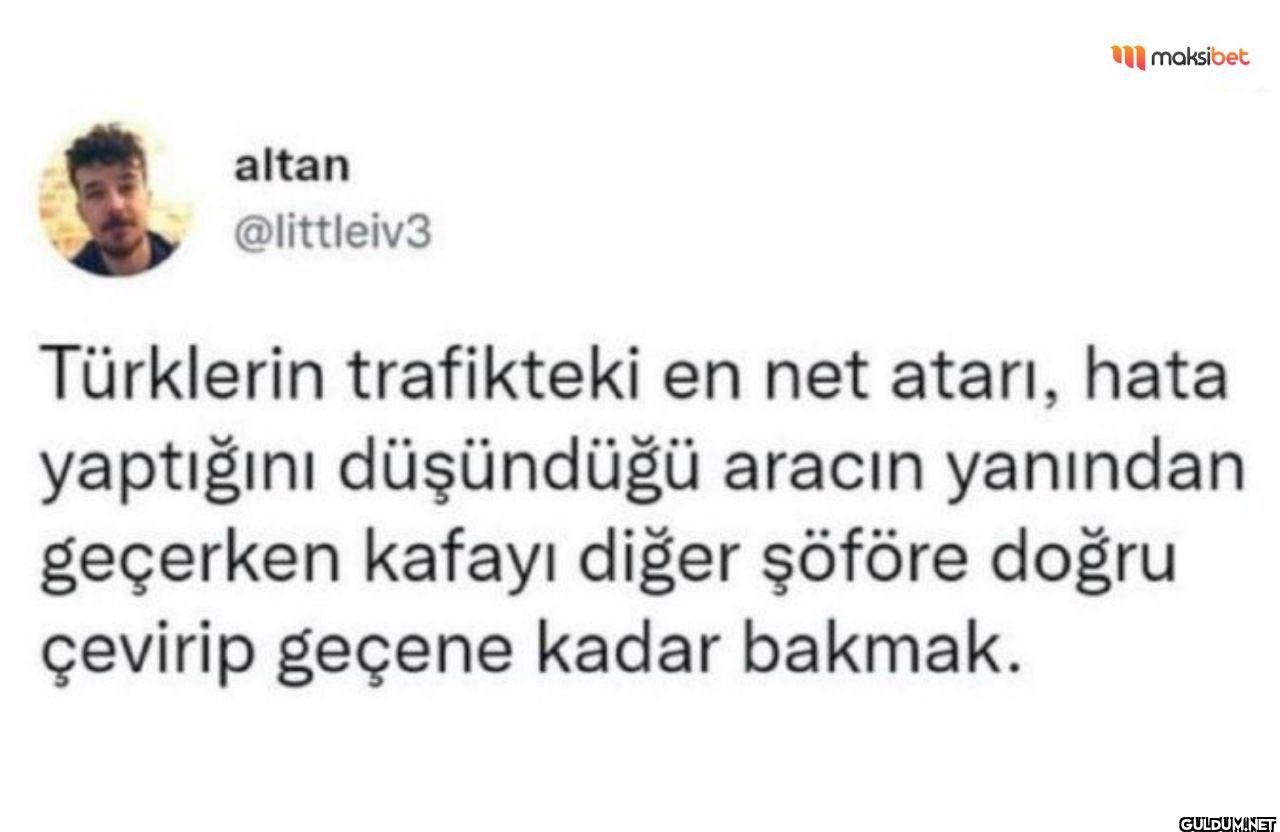 Türklerin trafikteki en...