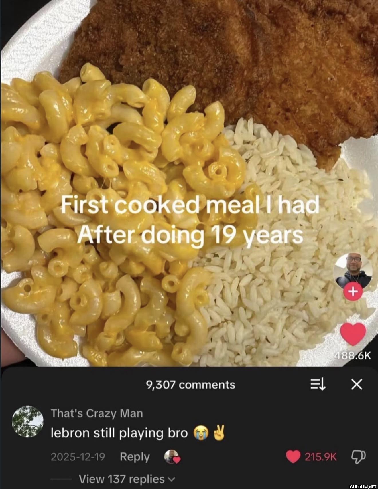 First cooked meal I had...