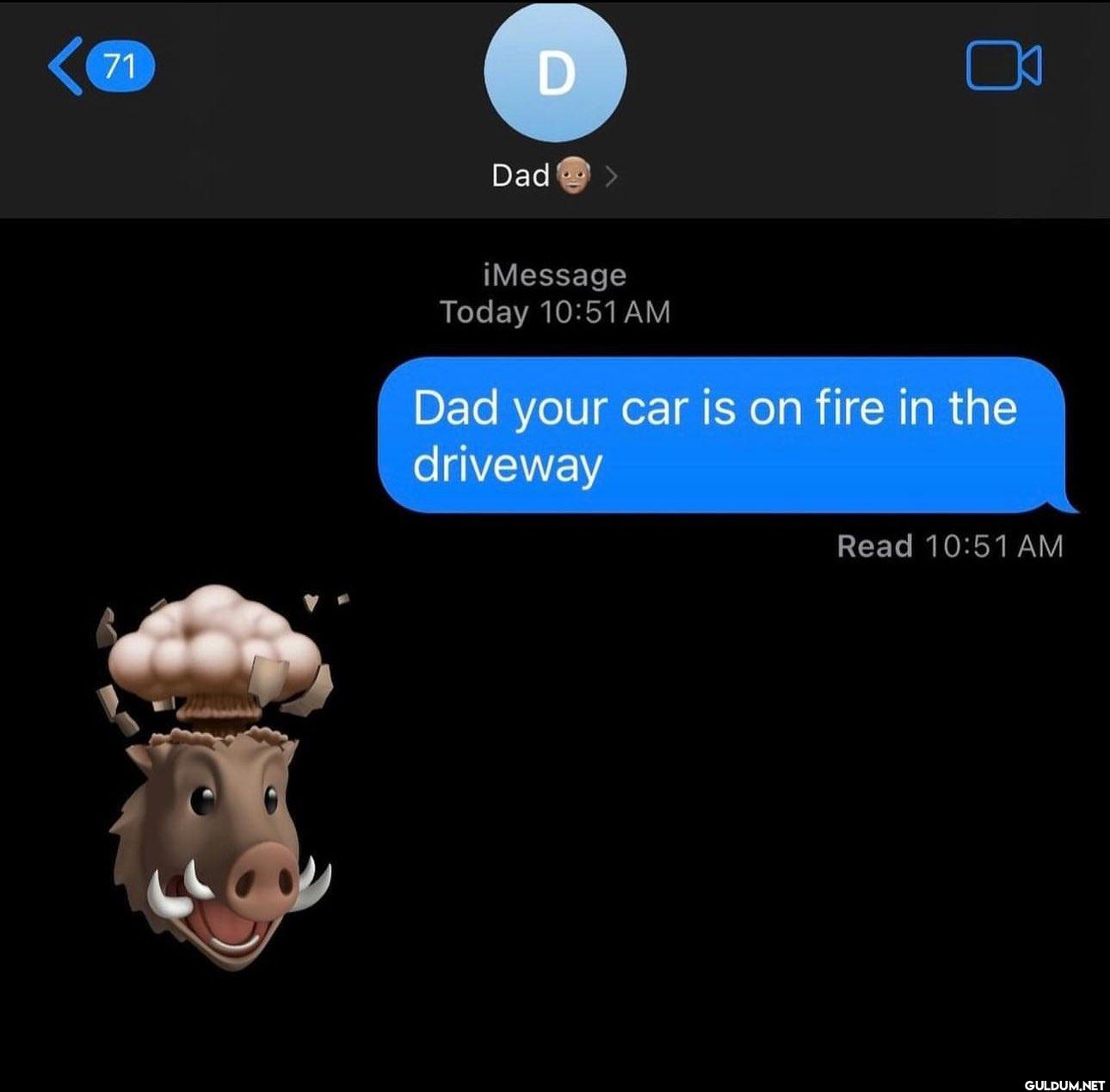 71 Dad D iMessage Today...