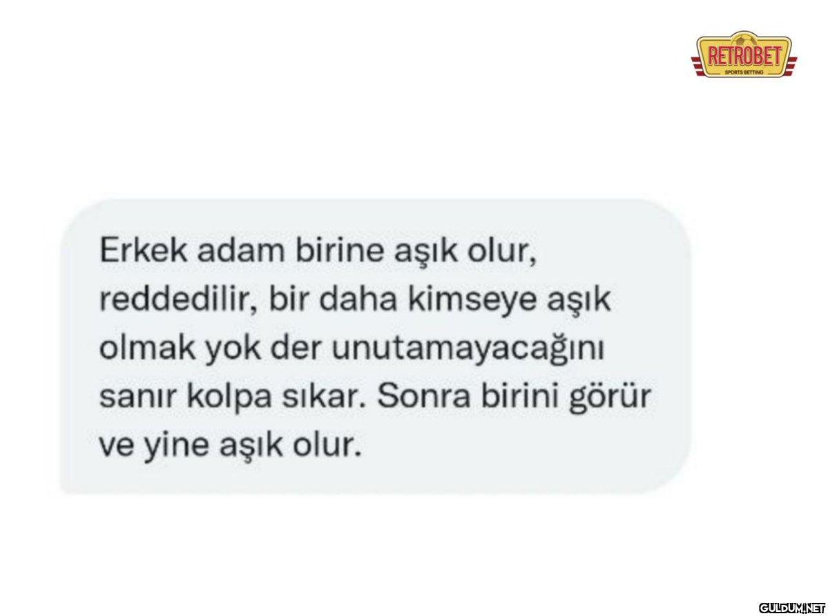 Erkek adam birine aşık...