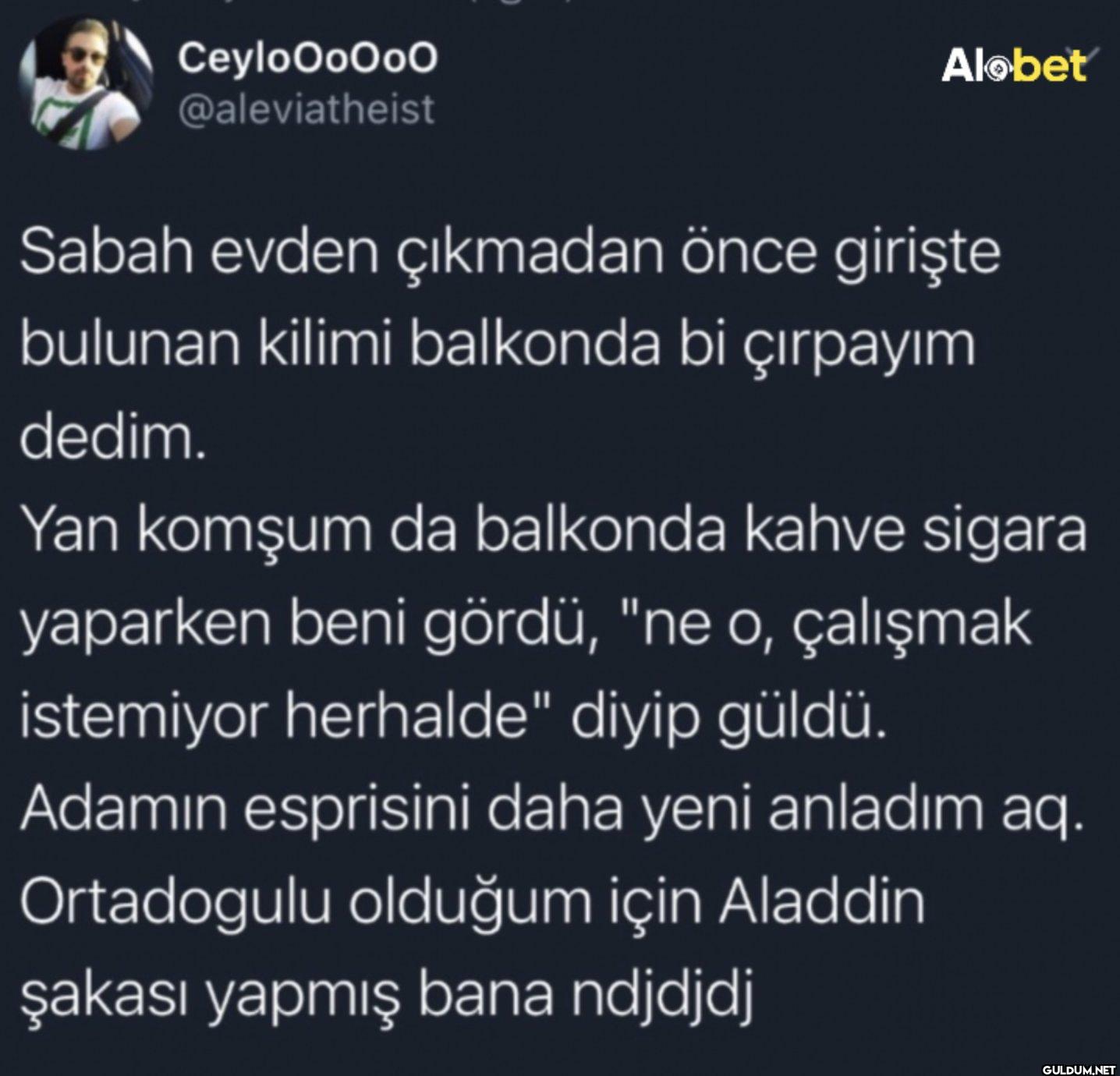 Alobet Sabah evden...