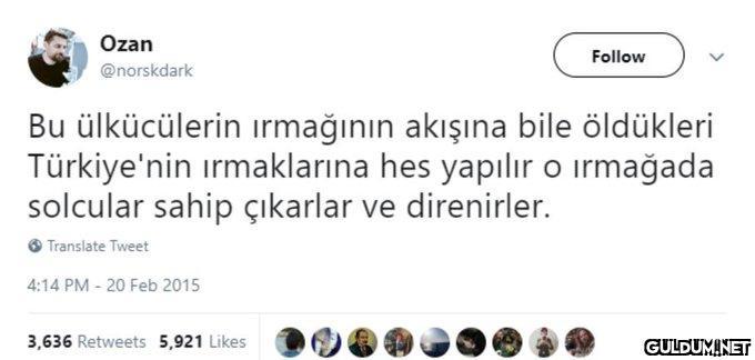 Ozan @norskdark Bu...