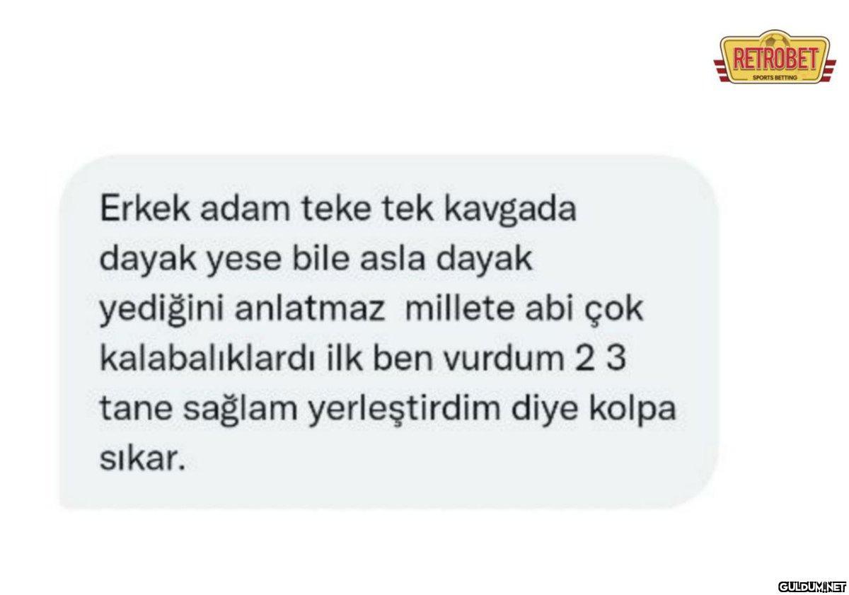 Erkek adam teke tek...