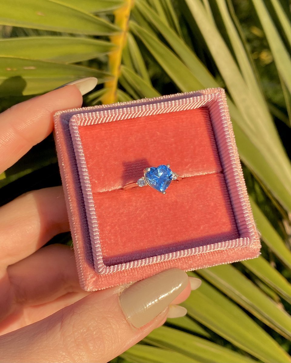 Paraiba Heart Yüzük 💙💙 ...