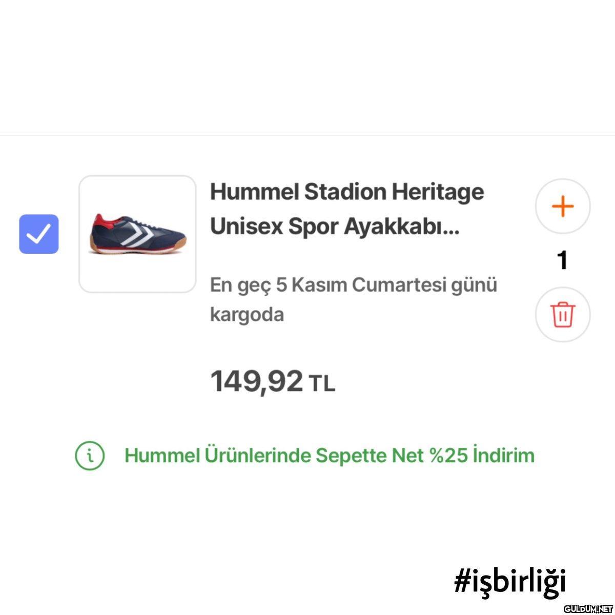 Hummel'da ayakkabılar 149...