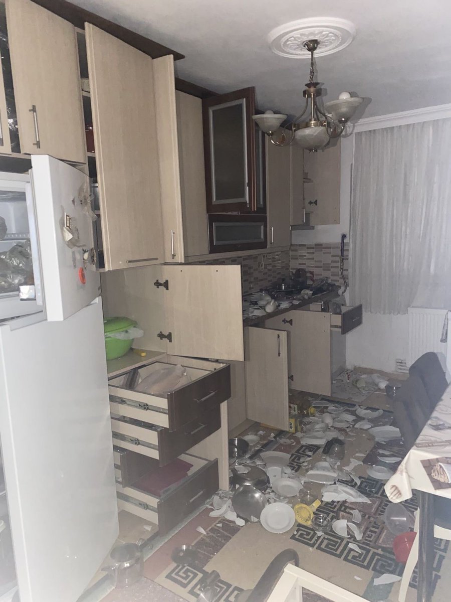 Deprem sonrası Düzce'de...
