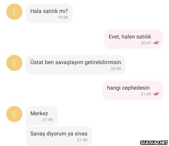 E E E Hala satılık mı?...