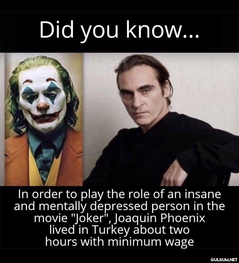 Did you know... In order...