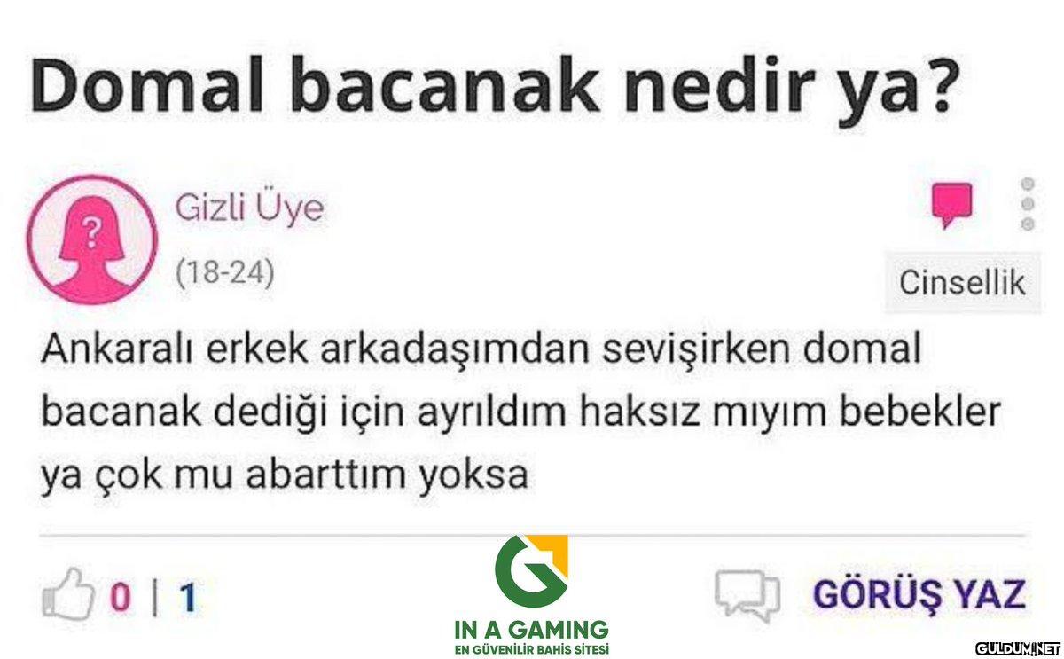 3544-) sevgilisine domal...