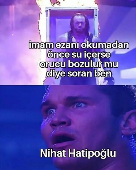 La imam ezanı okumadan...