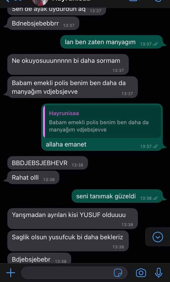 arkadaşım üniversiteden...