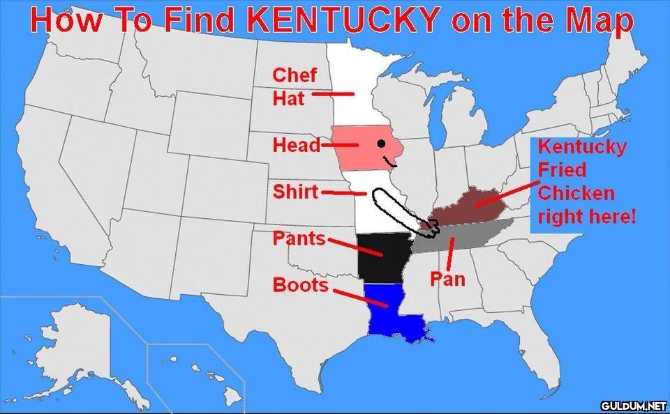 How to find Kentucky on...