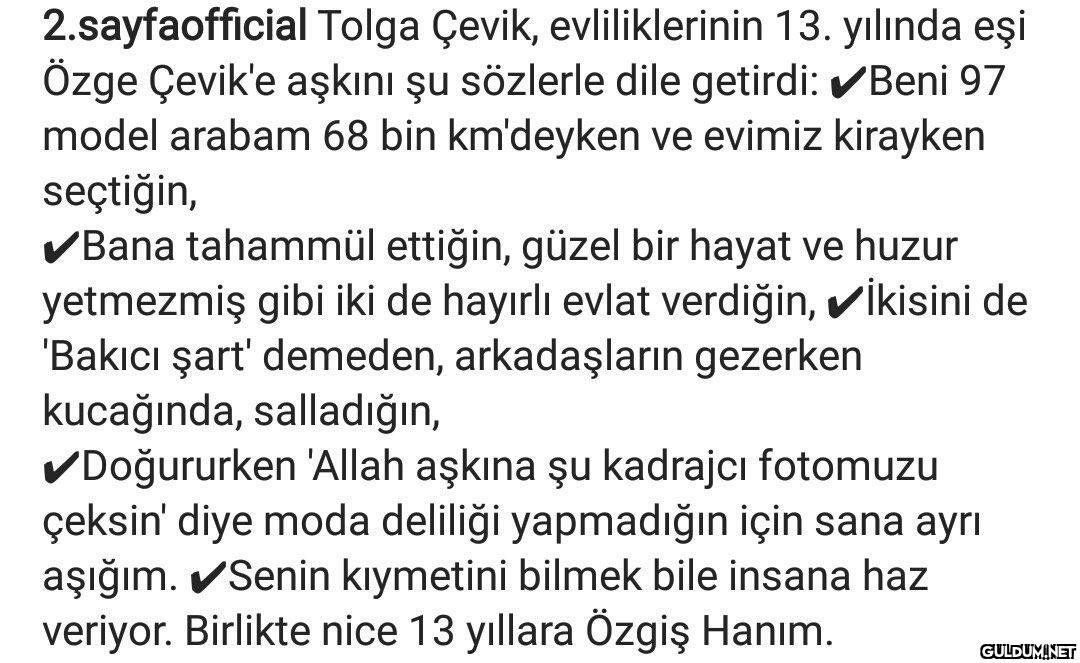 Tolga Çevik adamlığı...