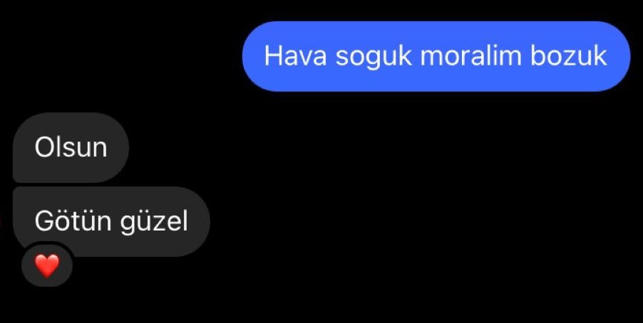moral böyle verilir...