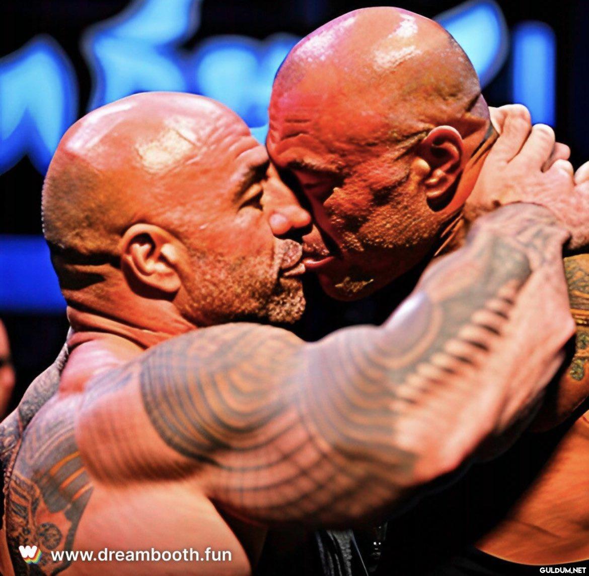 Joe Rogan kissing a hot...