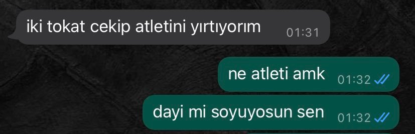 iki tokat cekip atletini...