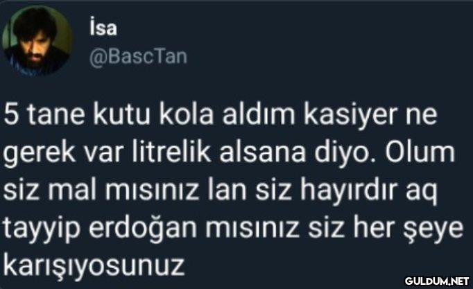 İsa @Basc Tan 5 tane kutu...