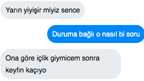 kaldı mı böyle düşünceli...