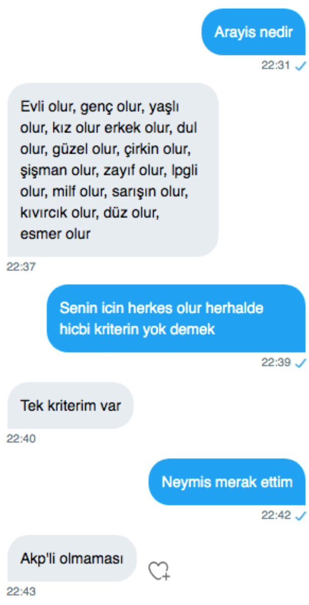 gayet yeterli bi kriter...