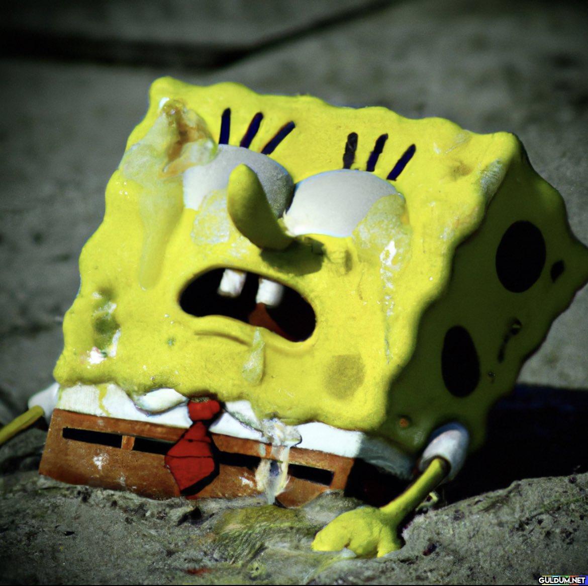 Spongebob's last moments...