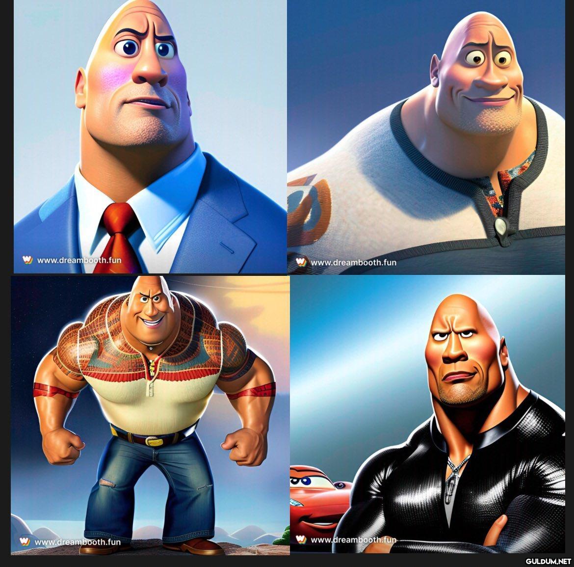 The Rock, Pixar movie...