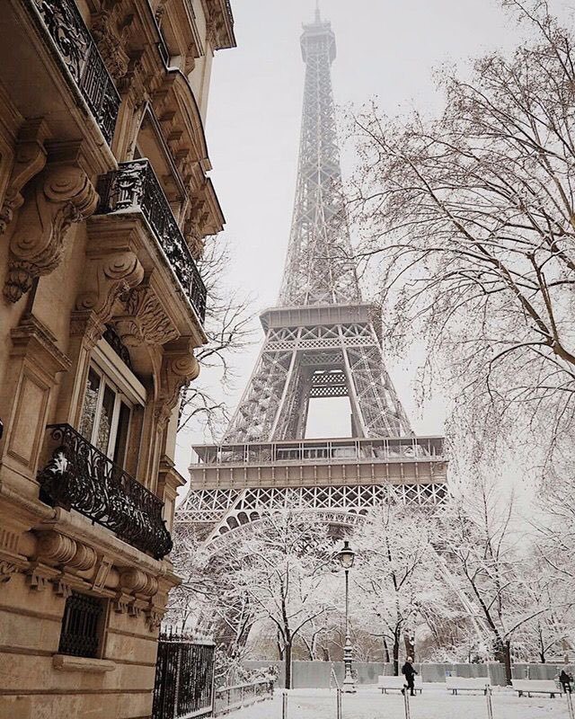 Paris’te karlı bir kış...