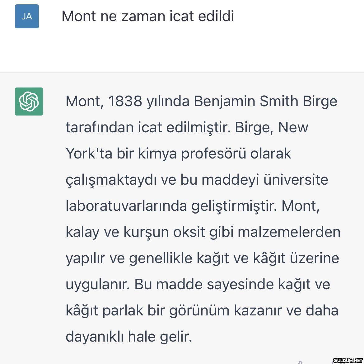 JA Mont ne zaman icat...