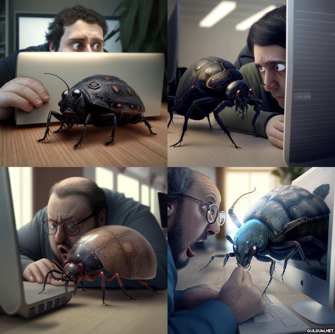 A developer finding a bug...