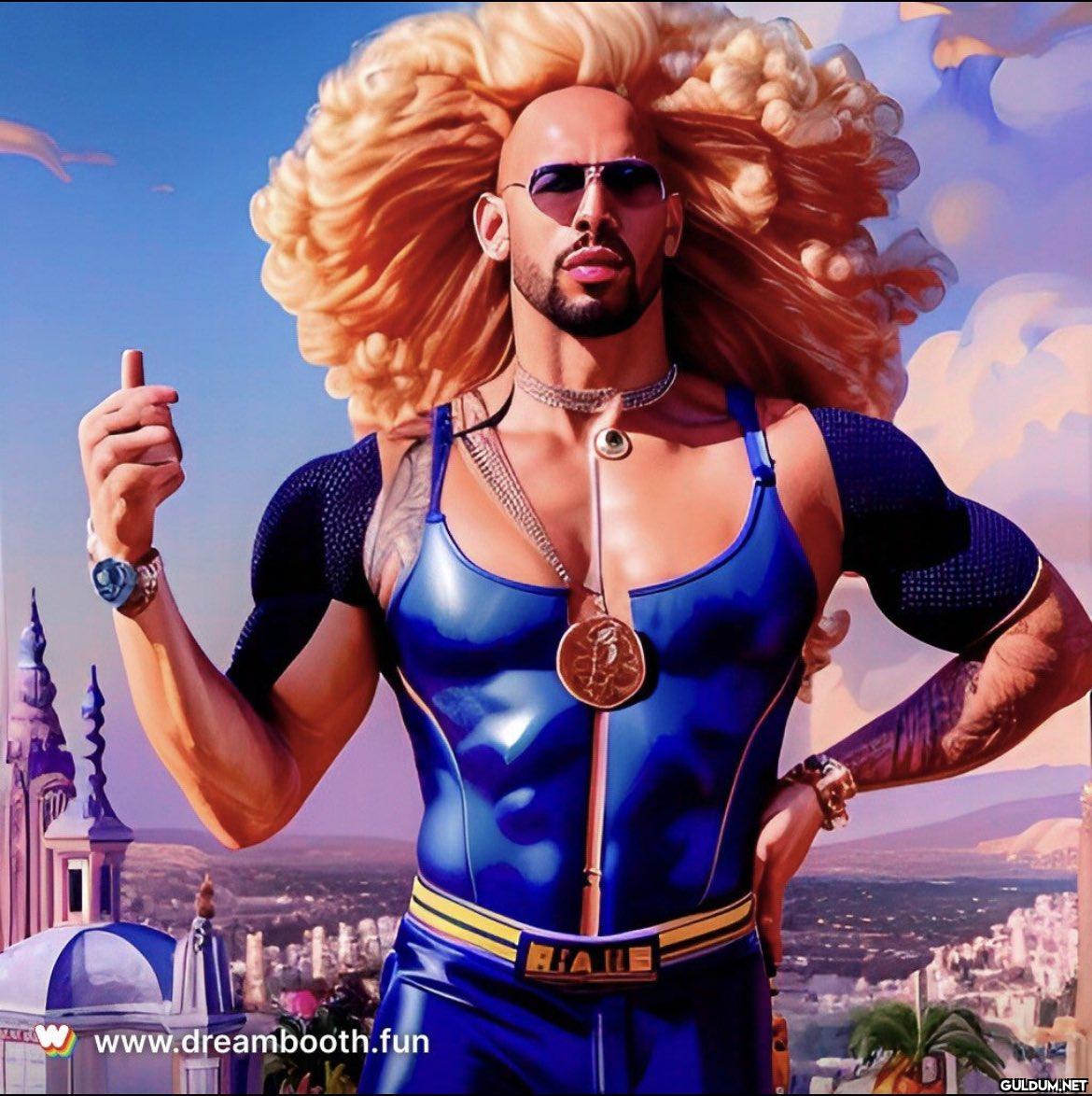 Andrew Tate the drag queen...