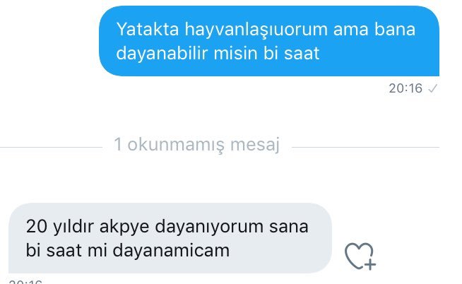 Yatakta hayvanlaşıuorum...
