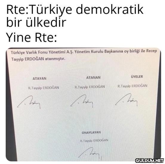 Rte:Türkiye demokratik bir...