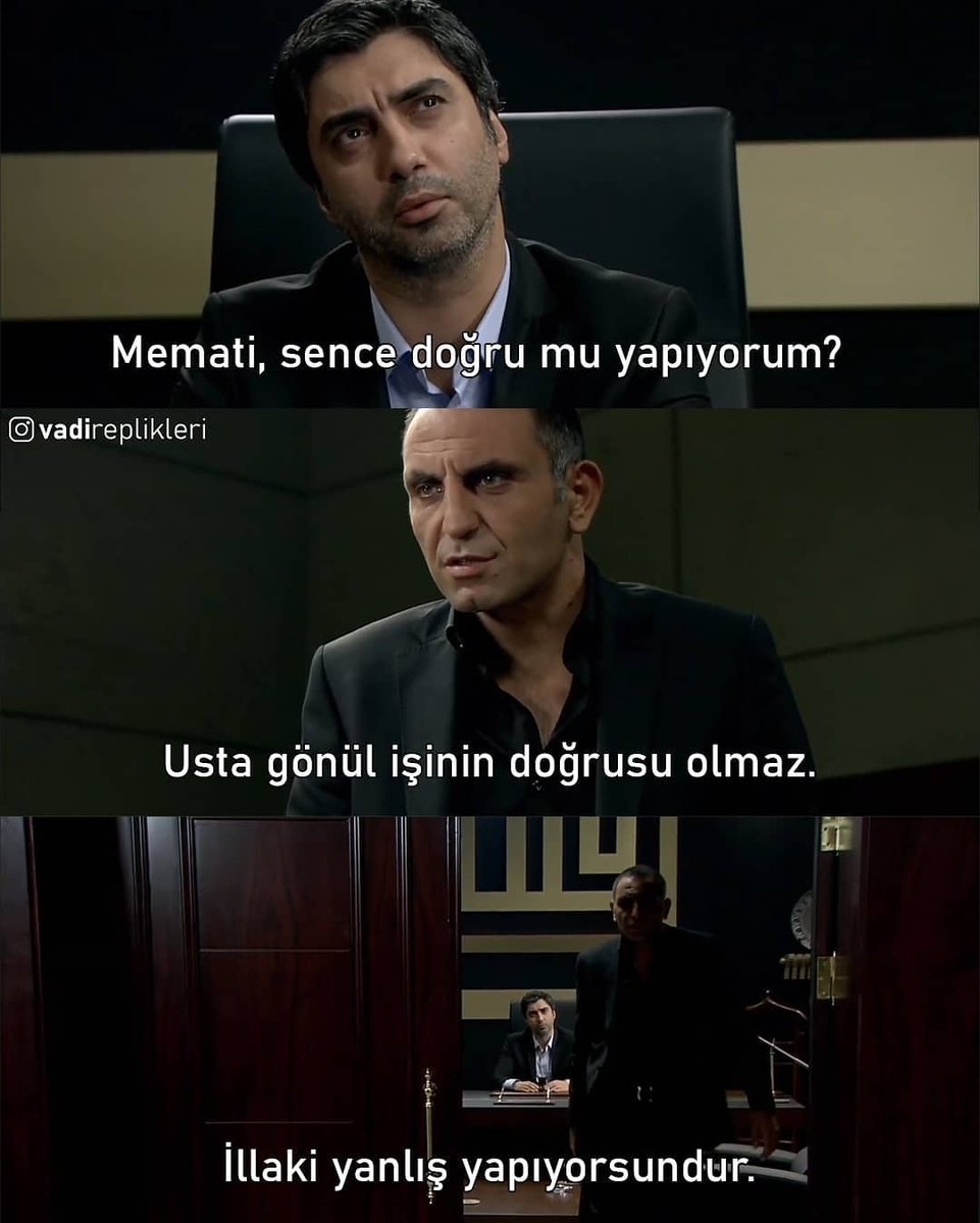 Memati, sence doğru mu...