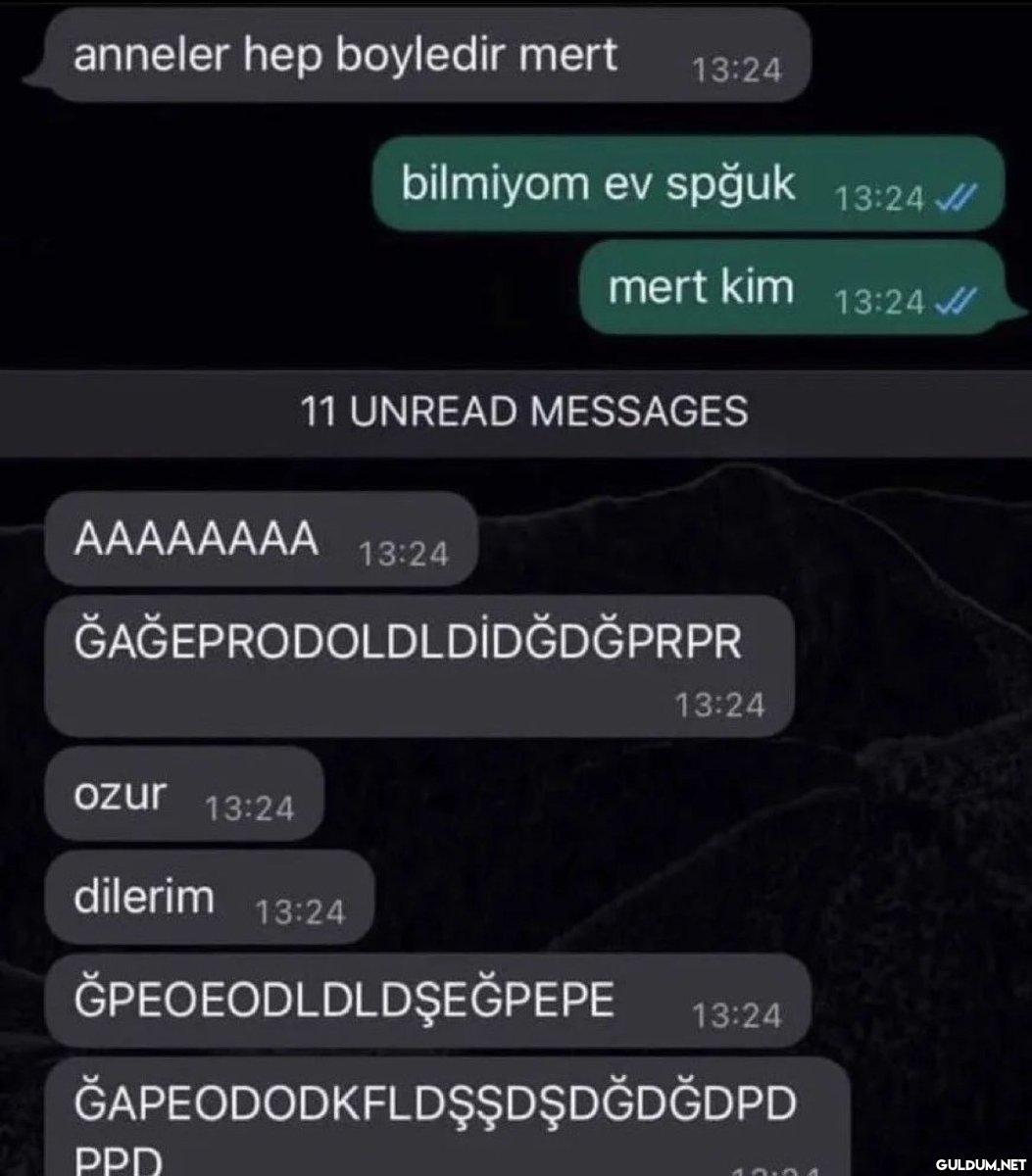 430-) anneler hep böyledir...