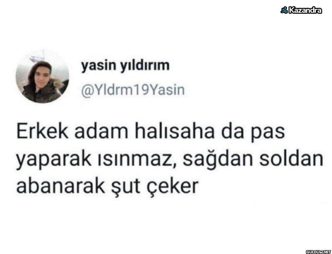 Erkek adam halısaha da pas...