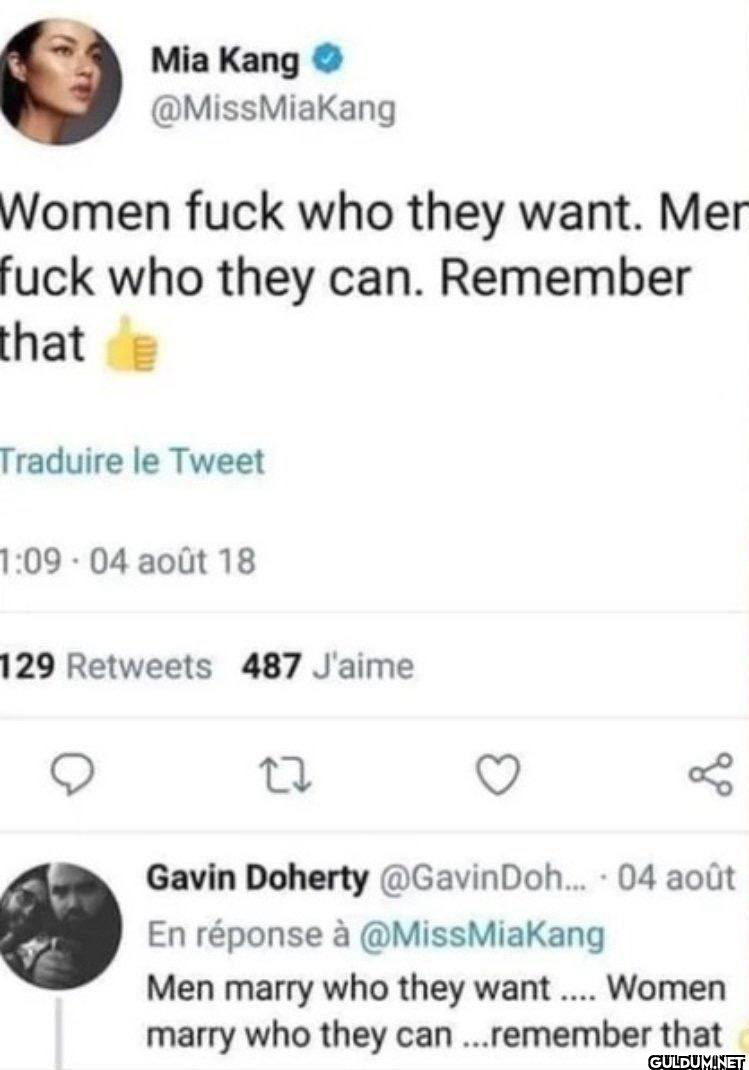 Women fuck who they want....