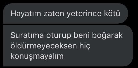 Hayatım zaten yeterince...
