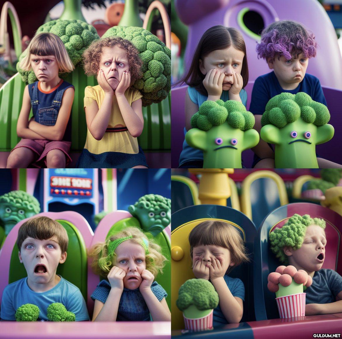 Extremely bored children...