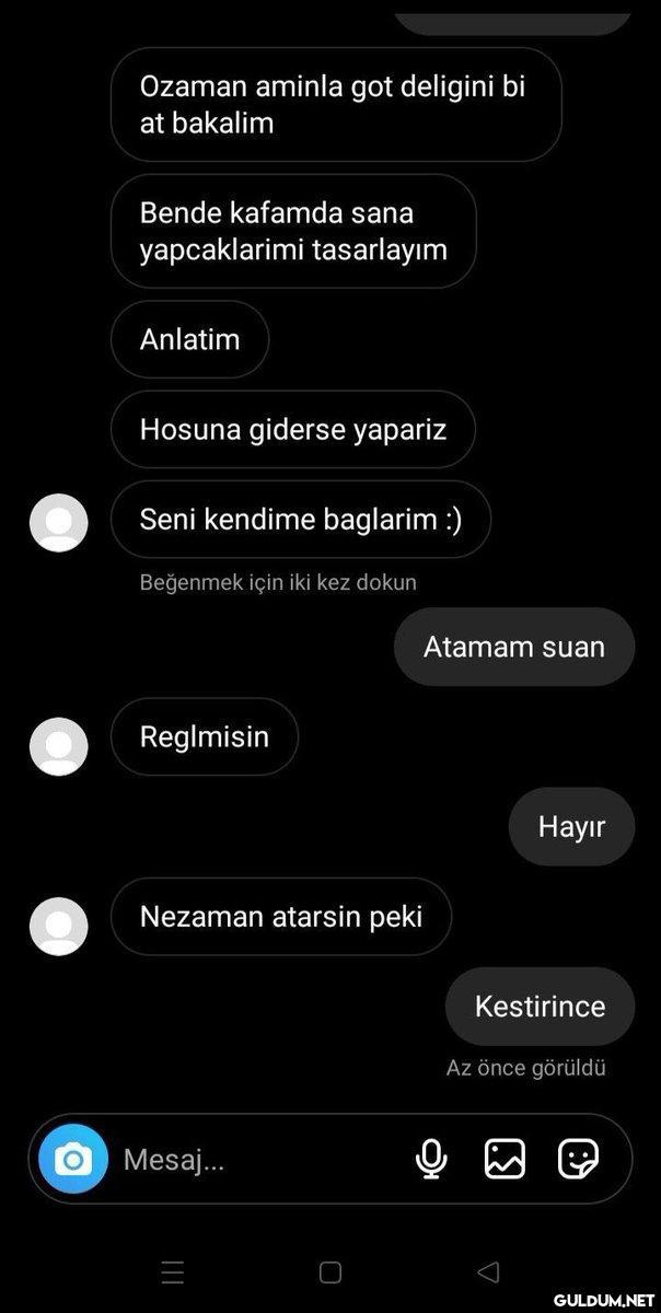 Ozaman aminla got deligini...