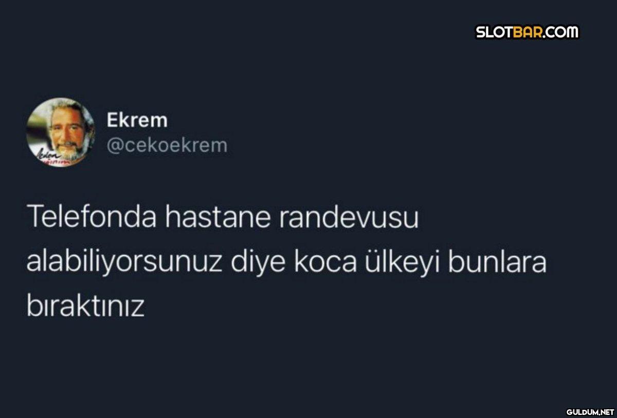 Jeden Ekrem @cekoekrem...