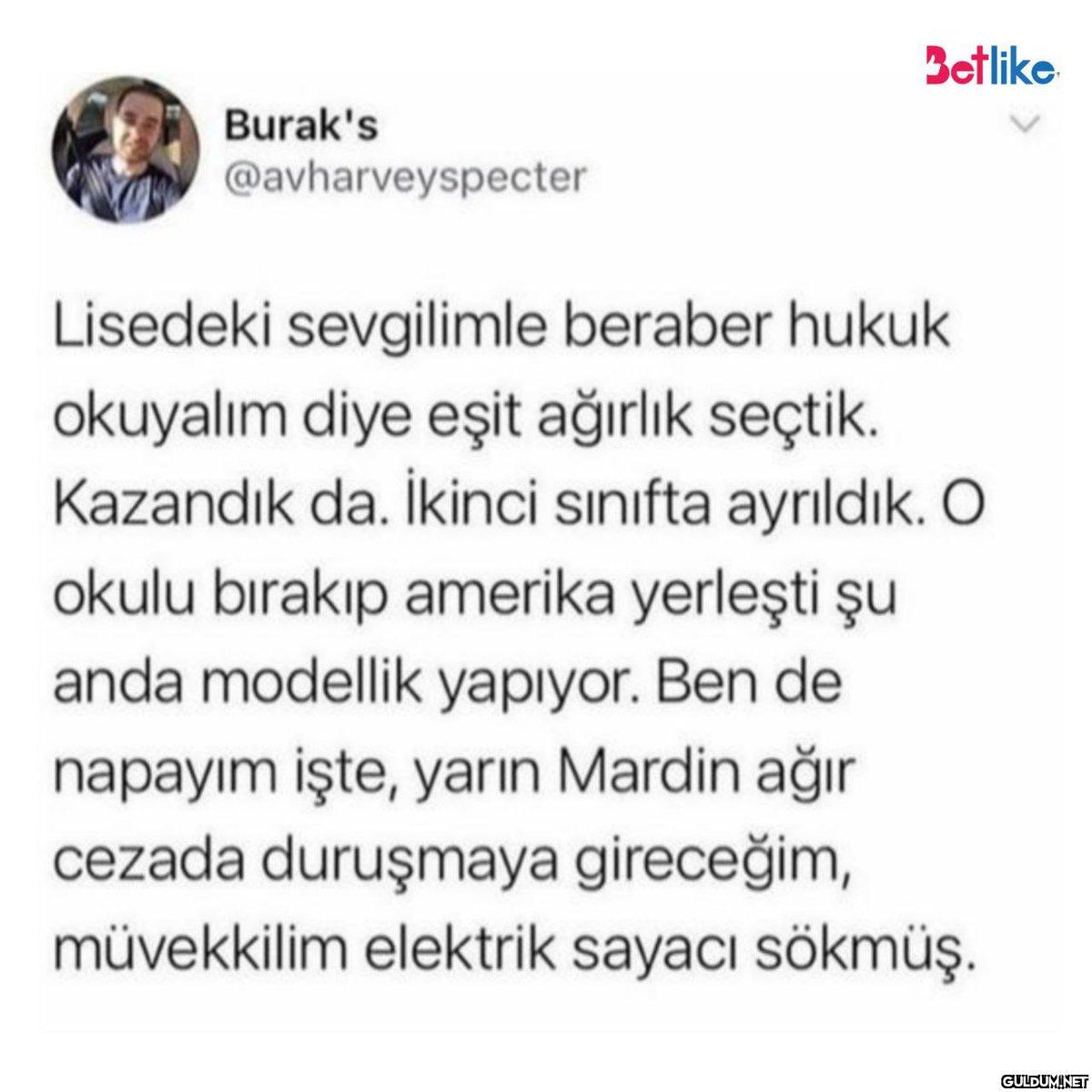 Burak's @avharveyspecter...