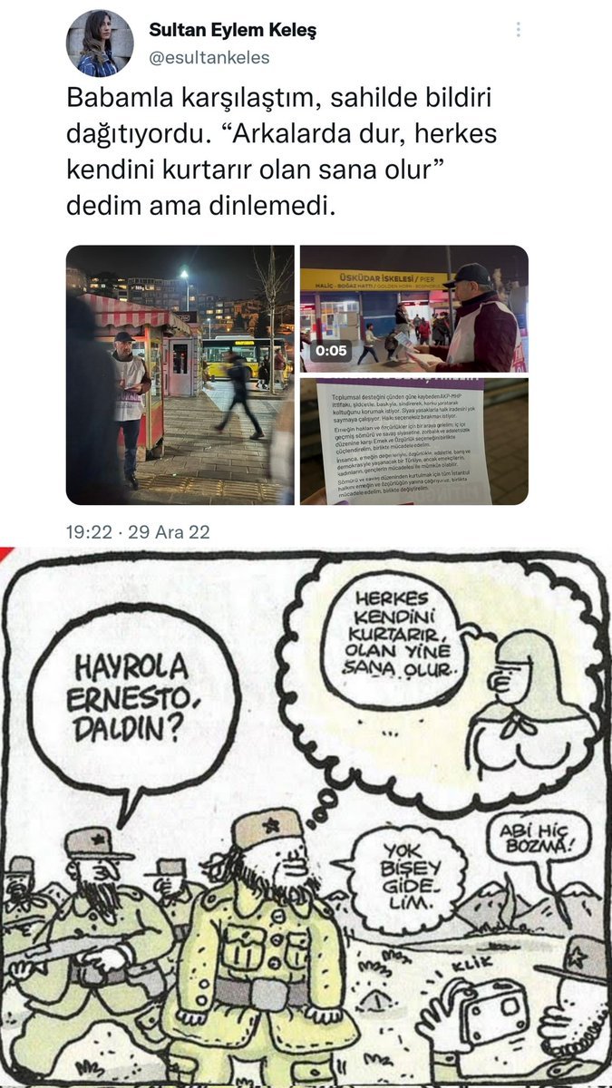 Kızını dinle, olan gene...