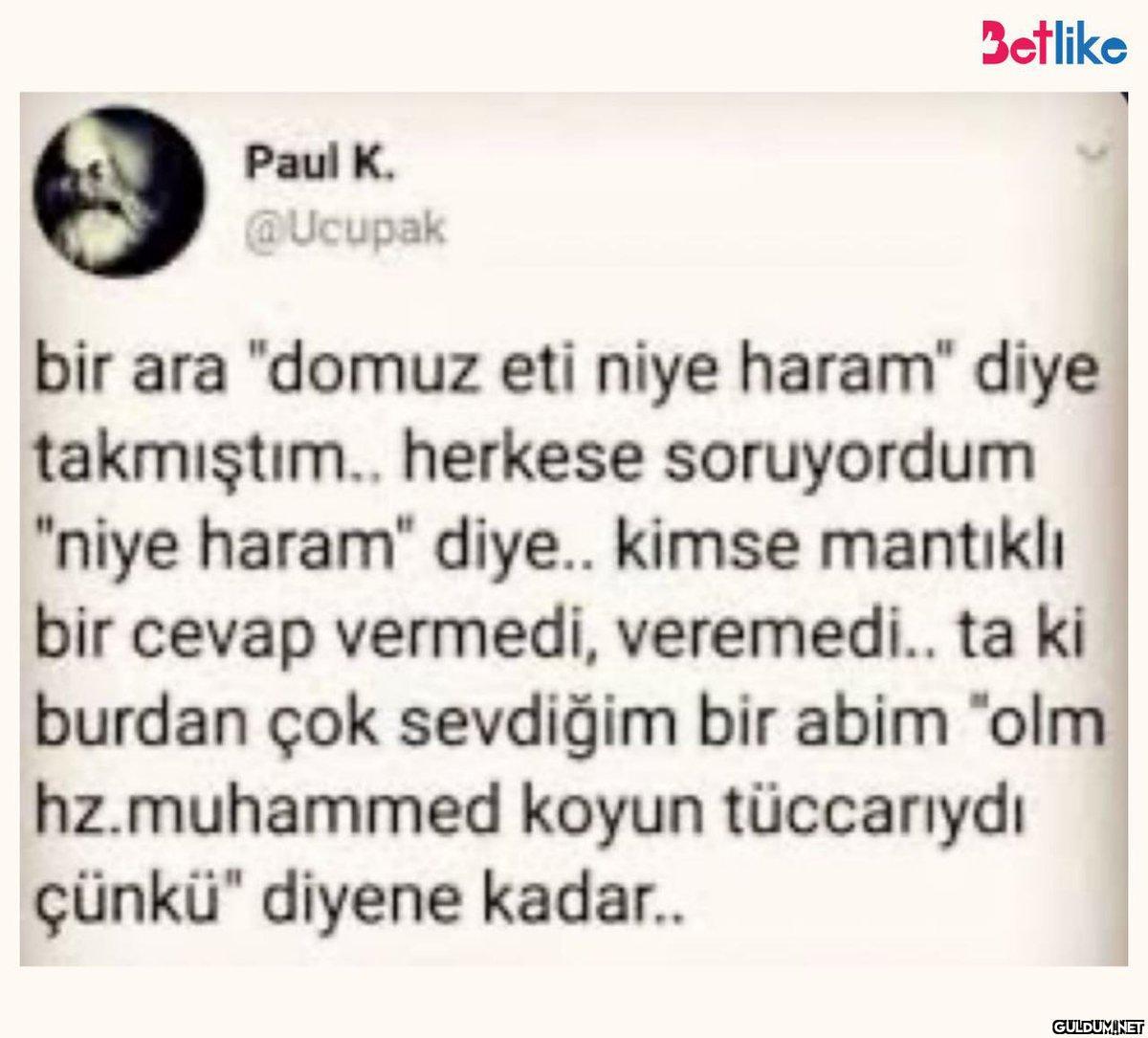 Paul K. @Ucupak Betlike...