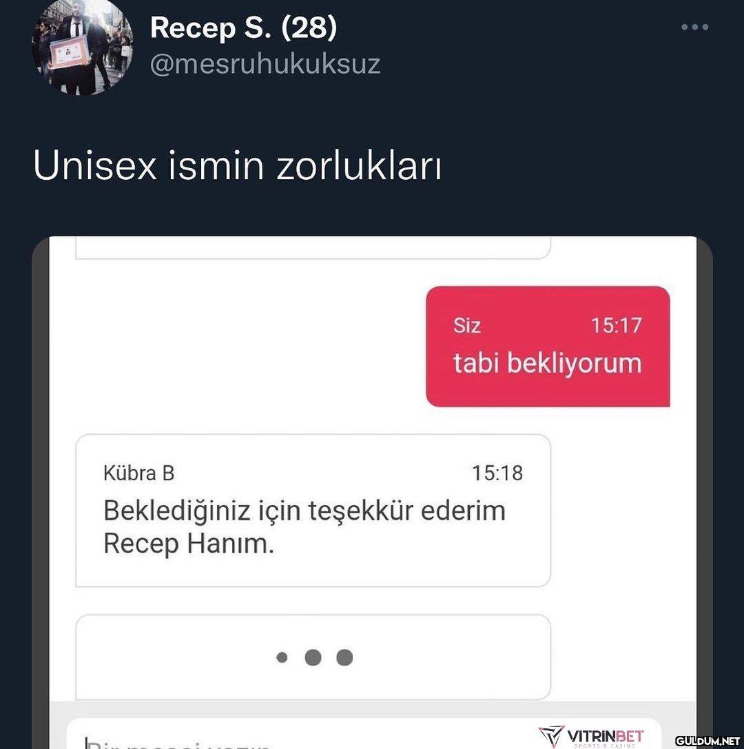 Rica ederim Kübra Bey...