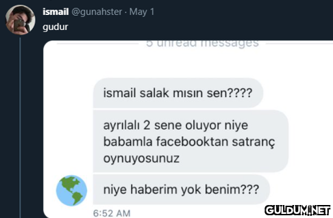 ismail @gunahster. May 1...