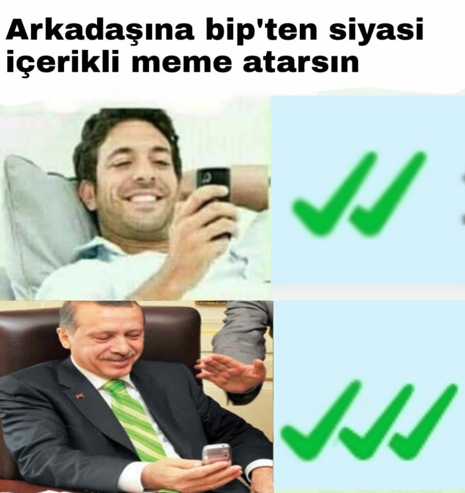 Arkadaşına bip'ten siyasi...