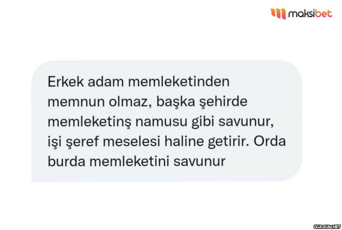 Erkek adam memleketinden...