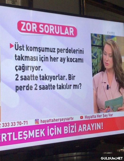 ZOR SORULAR ►Üst komşumuz...