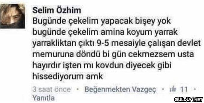 Selim Özhim Bugünde...