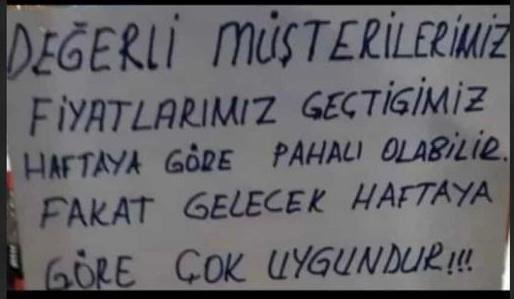 #ZamGeldi dediklerinde...